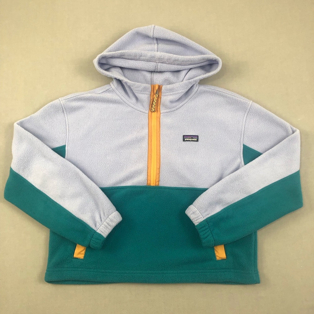 Patagonia Kids' Microdini Cropped Hoody Pullover